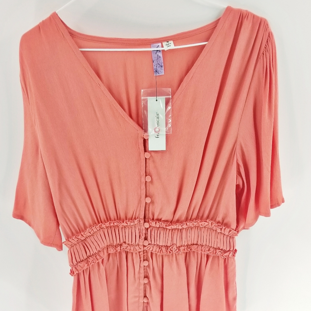 Francesca coral top size M * new